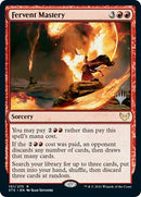 Fervent Mastery (Promo Pack) [Strixhaven: School of Mages Promos] Foil