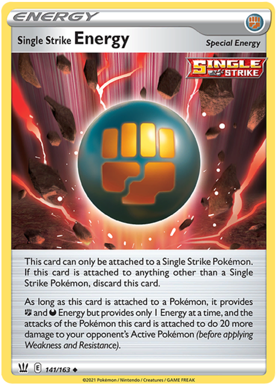 Single Strike Energy (141/163) [Sword & Shield: Battle Styles] Reverse Holofoil