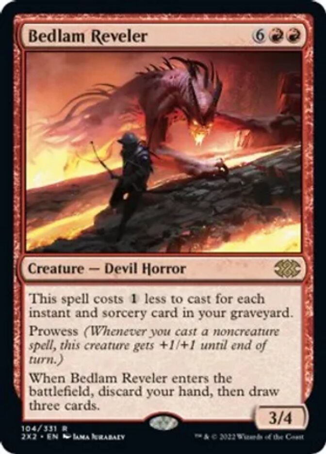 Bedlam Reveler [Double Masters 2022] Foil