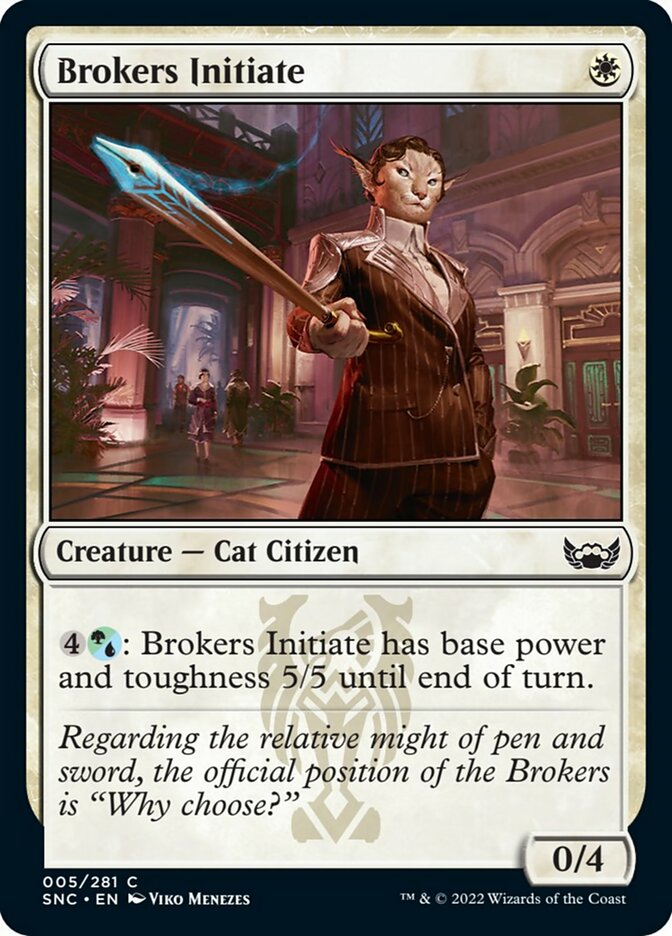 Brokers Initiate [Streets of New Capenna] Foil