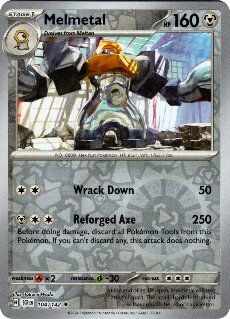 Melmetal (104/142) [Scarlet & Violet: Stellar Crown] Reverse Holofoil