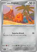 Alolan Diglett (122/191) [Scarlet & Violet: Surging Sparks] Reverse Holofoil