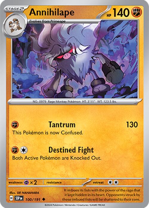 Annihilape (100/191) [Scarlet & Violet: Surging Sparks] Reverse Holofoil