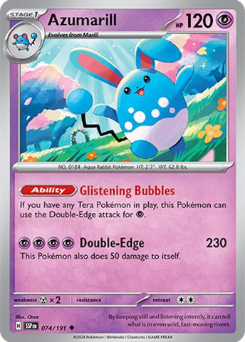 Azumarill (074/191) [Scarlet & Violet: Surging Sparks] Reverse Holofoil
