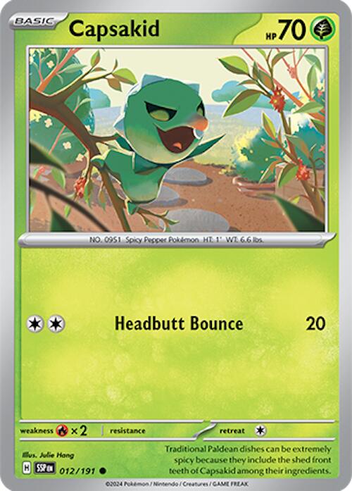 Capsakid (012/191) [Scarlet & Violet: Surging Sparks] Reverse Holofoil