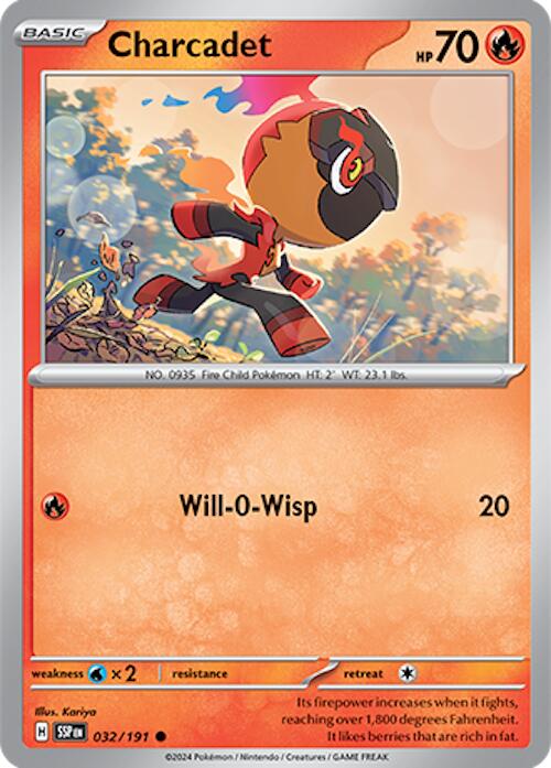 Charcadet (032/191) [Scarlet & Violet: Surging Sparks] Reverse Holofoil