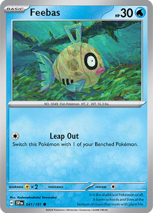 Feebas (041/191) [Scarlet & Violet: Surging Sparks] Reverse Holofoil