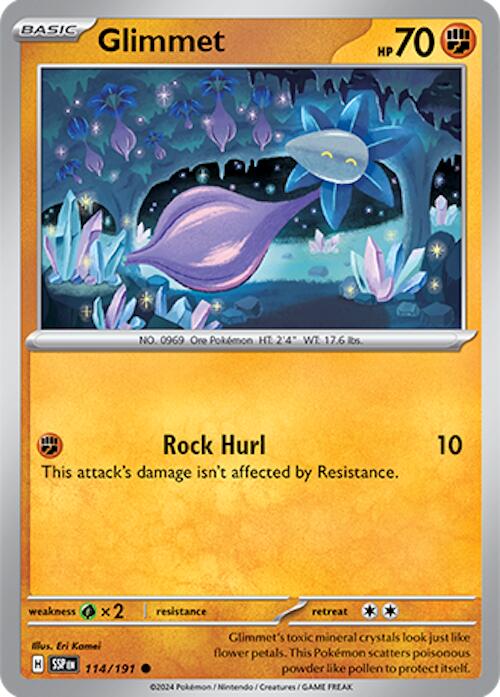 Glimmet (114/191) [Scarlet & Violet: Surging Sparks] Reverse Holofoil