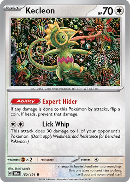 Kecleon (150/191) [Scarlet & Violet: Surging Sparks] Reverse Holofoil