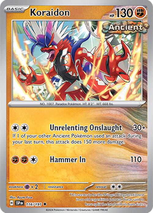 Koraidon (116/191) [Scarlet & Violet: Surging Sparks] Reverse Holofoil