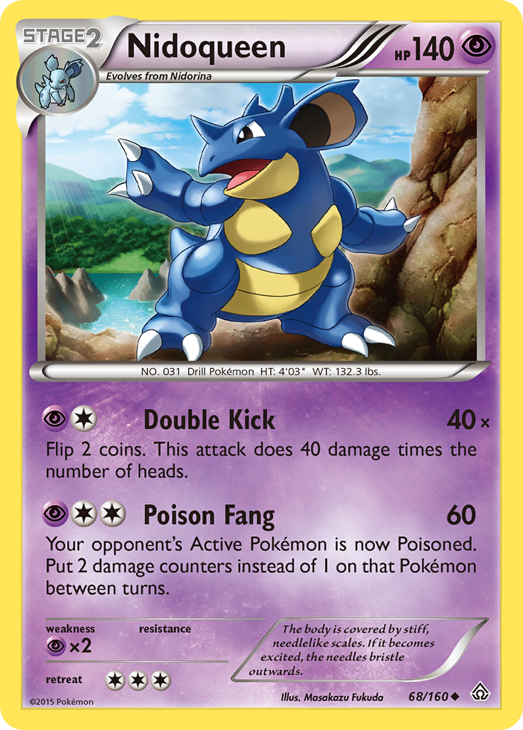 Nidoqueen (68/160) [XY: Primal Clash] Reverse Holofoil