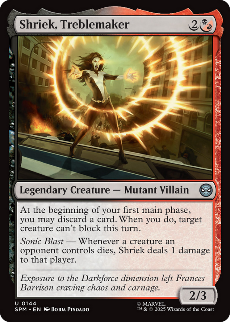 Shriek, Treblemaker [Marvel's Spider-Man] Foil
