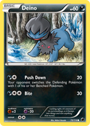 Deino (75/116) [Black & White: Plasma Freeze] Reverse Holofoil