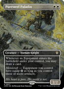 Puresteel Paladin (Borderless Alternate Art) [Commander Masters] Foil