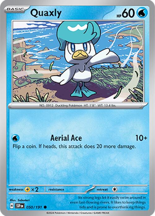 Quaxly (050/191) [Scarlet & Violet: Surging Sparks] Reverse Holofoil