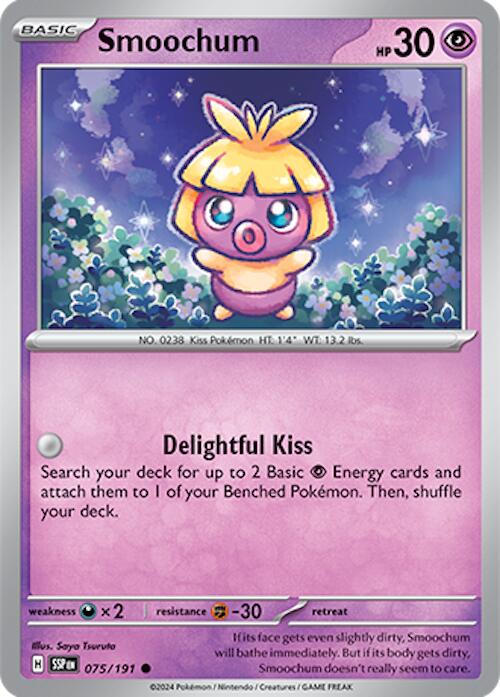 Smoochum (075/191) [Scarlet & Violet: Surging Sparks] Reverse Holofoil
