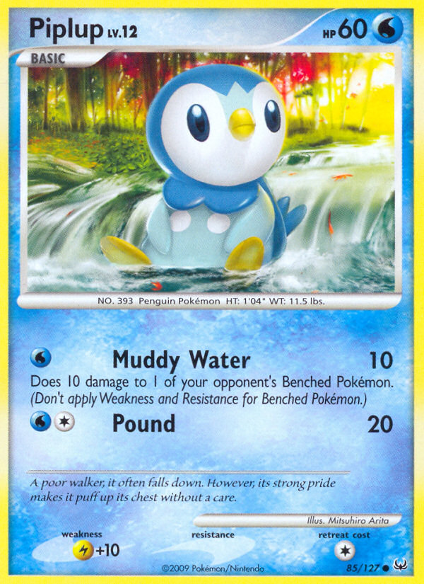 Piplup (85/127) [Platinum: Base Set] Reverse Holofoil