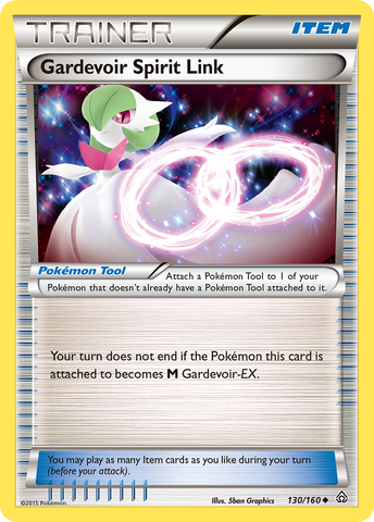 Gardevoir Spirit Link (130/160) [XY: Primal Clash] Reverse Holofoil