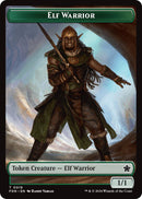 Elf Warrior // Raccoon Doubled-Sided Token [Foundations Tokens] Foil