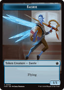 Faerie // Fish Doubled-Sided Token [Foundations Tokens] Foil