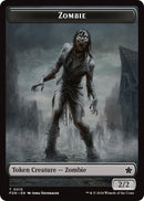 Zombie // Insect Doubled-Sided Token [Foundations Tokens] Foil