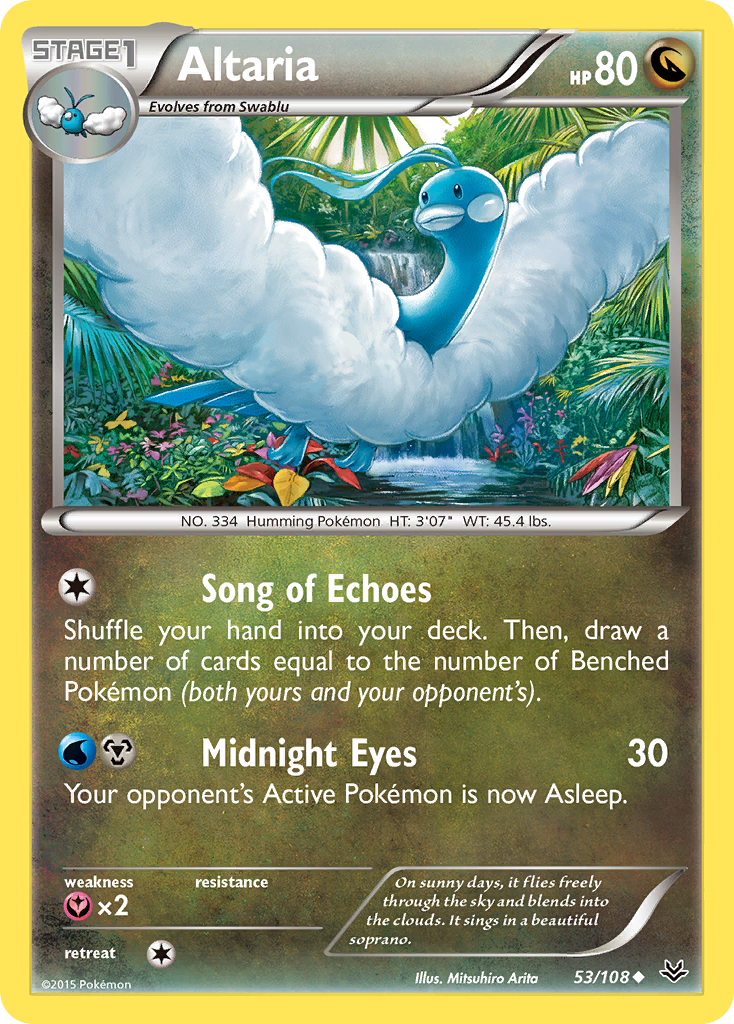 Altaria (53/108) [XY: Roaring Skies] Reverse Holofoil