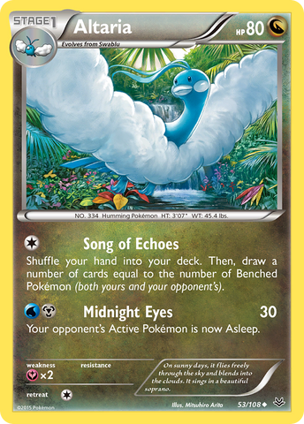 Altaria (53/108) [XY: Roaring Skies] Reverse Holofoil