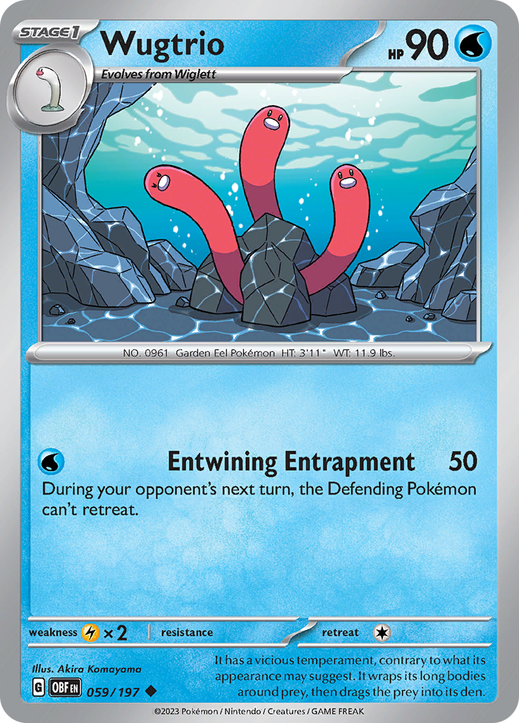 Wugtrio (059/197) [Scarlet & Violet: Obsidian Flames] Reverse Holofoil