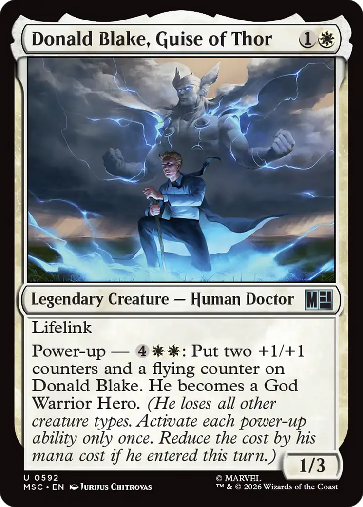 Donald Blake, Guise of Thor [Marvel Super Heroes Commander] Foil