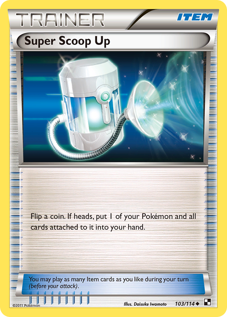 Super Scoop Up (103/114) [Black & White: Base Set] Reverse Holofoil