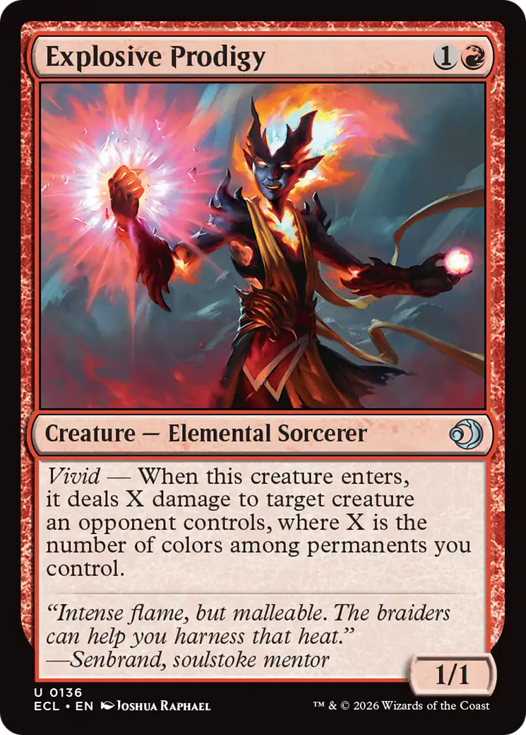 Explosive Prodigy [Lorwyn Eclipsed] Foil