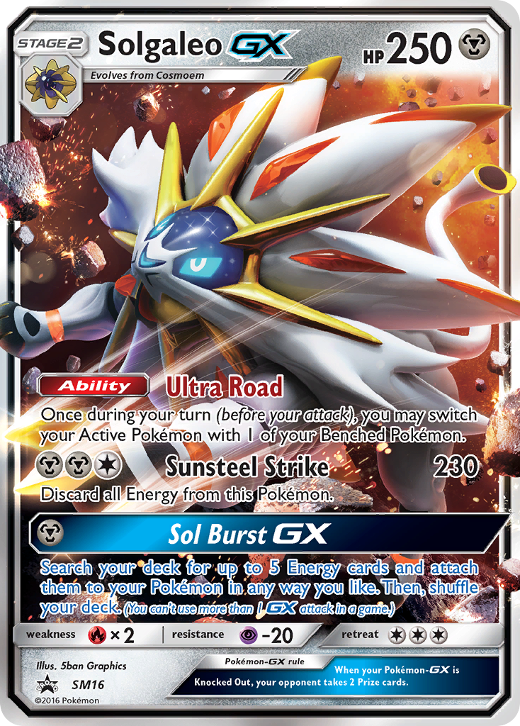 Solgaleo GX (SM16) [Sun & Moon: Black Star Promos]