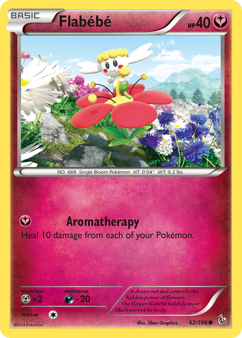 Flabebe (62/106) [XY: Flashfire] Reverse Holofoil