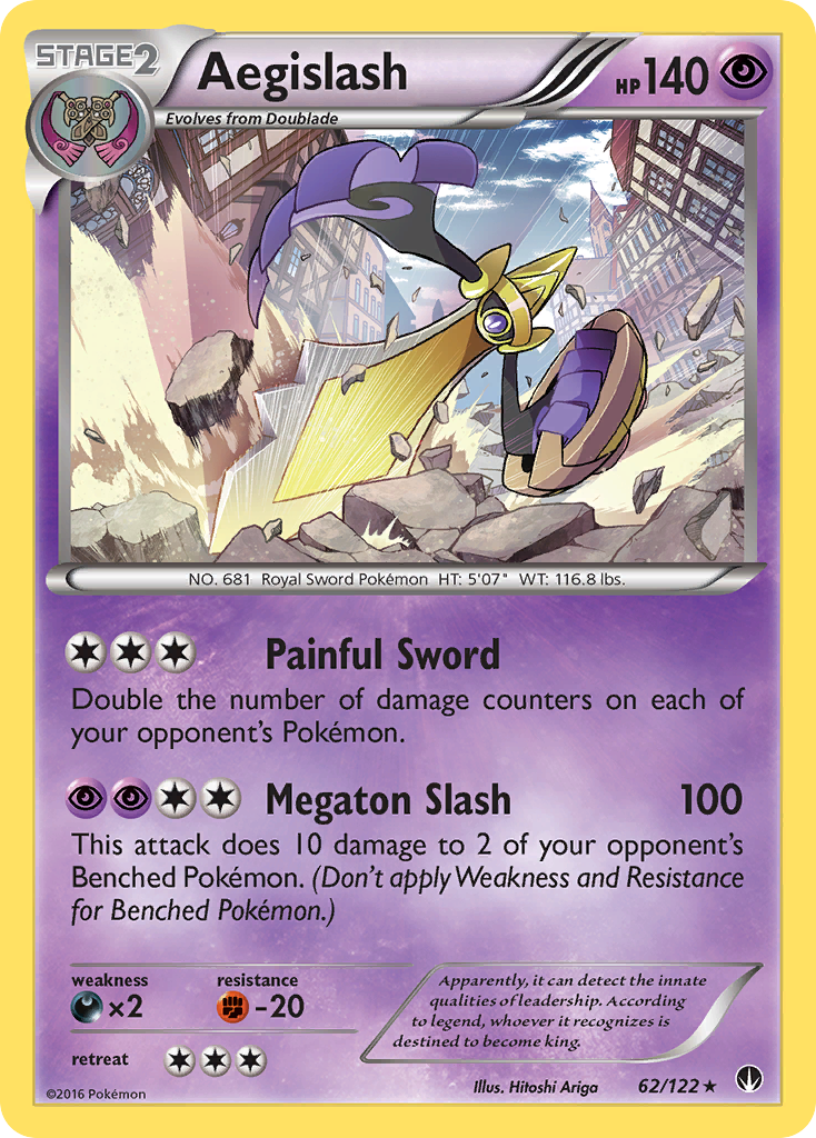Aegislash (62/122) [XY: BREAKpoint] Reverse Holofoil