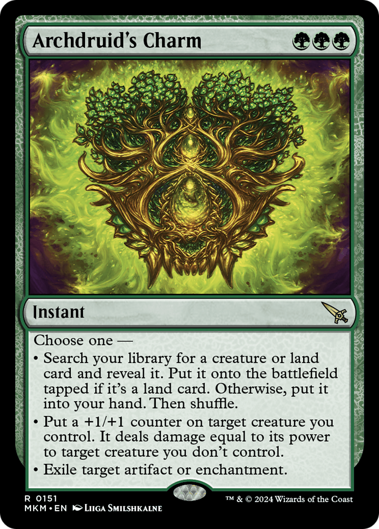 Archdruid's Charm [Murders at Karlov Manor] Foil
