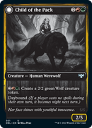 Child of the Pack // Savage Packmate [Innistrad: Double Feature] Foil