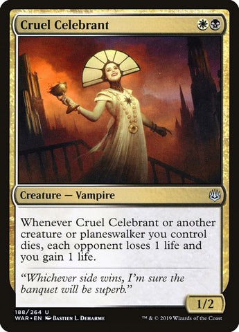 Cruel Celebrant [War of the Spark] Foil