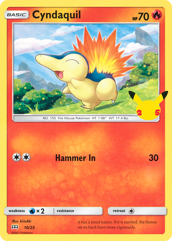 Cyndaquil (10/25) [McDonald's 25th Anniversary] Holofoil