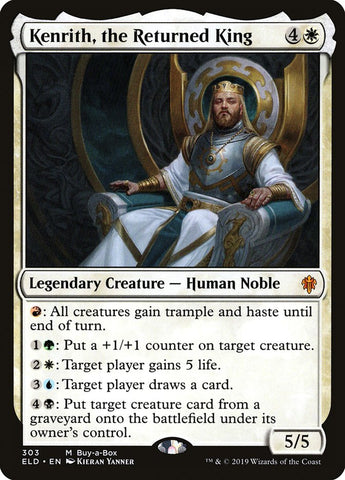 Kenrith, the Returned King (Buy-A-Box) [Throne of Eldraine Promos] Foil
