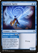 Hypnotic Sprite // Mesmeric Glare [Throne of Eldraine] Foil