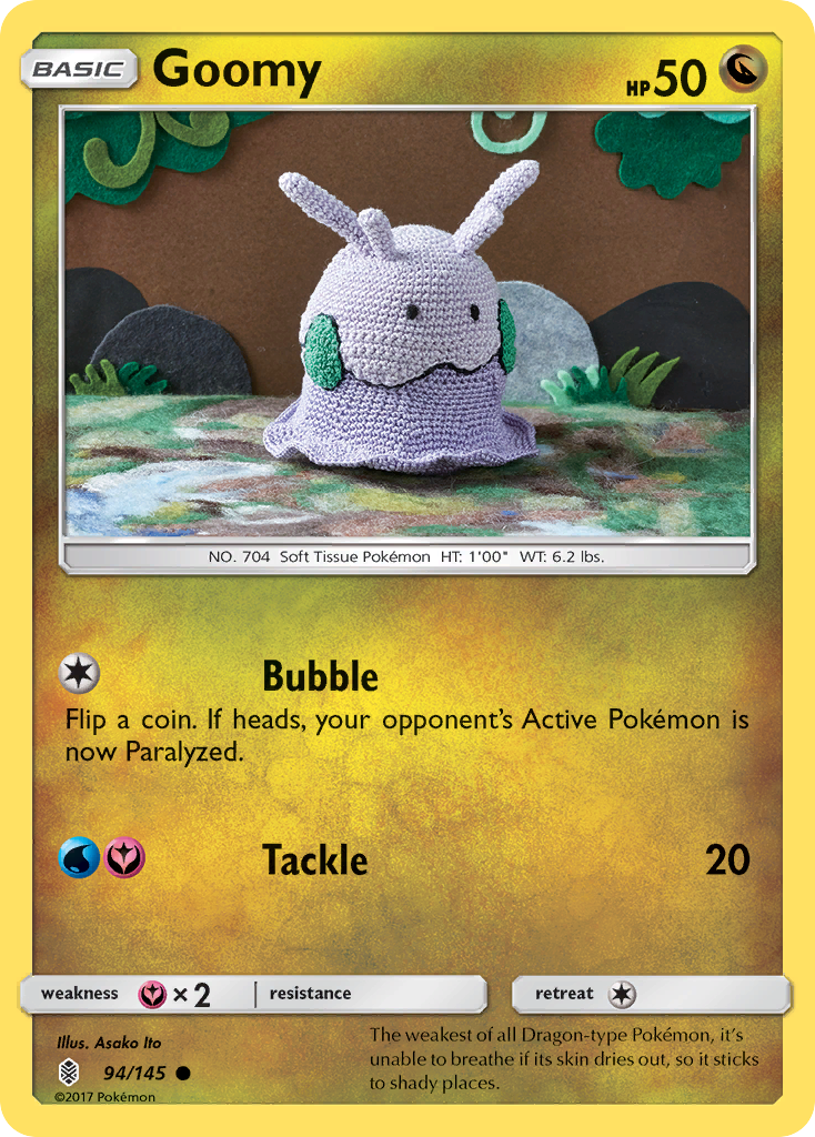Goomy (94/145) [Sun & Moon: Guardians Rising] Reverse Holofoil