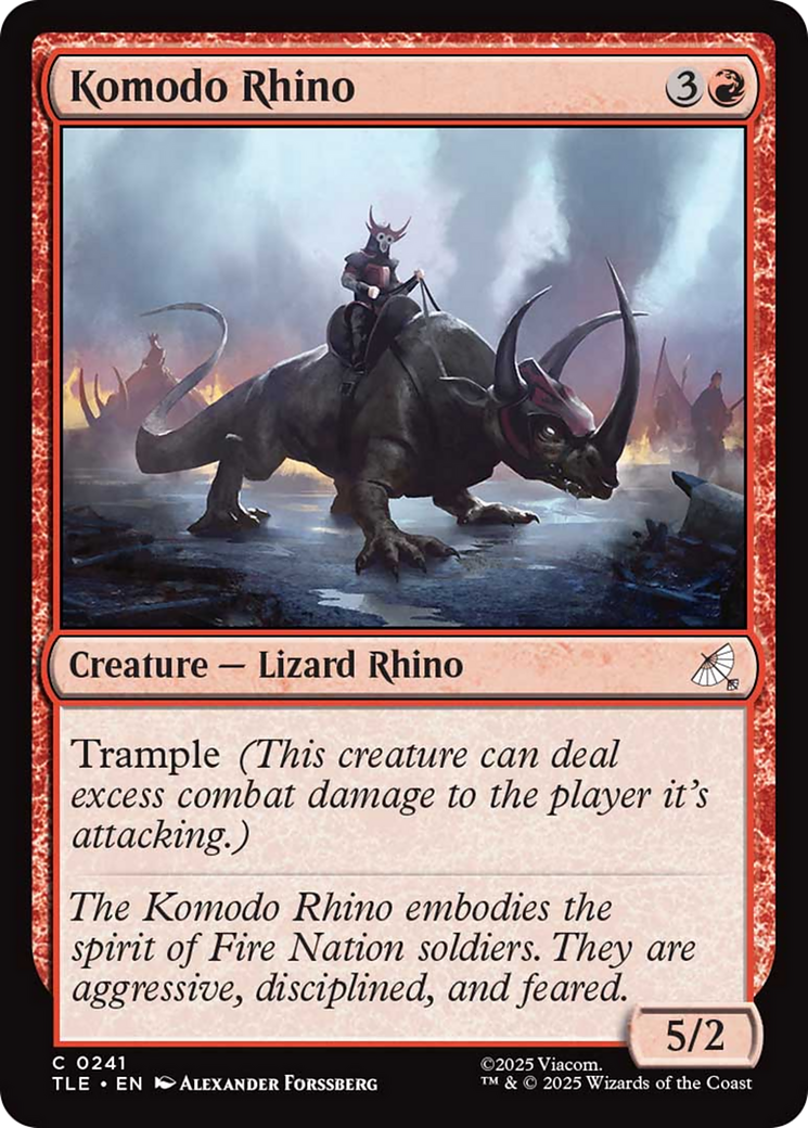 Komodo Rhino [Avatar: The Last Airbender: Eternal-Legal] Foil