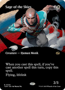 Sage of the Skies (Borderless) [Tarkir: Dragonstorm] Foil