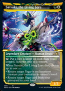 Satsuki, the Living Lore (Showcase Soft Glow) [Kamigawa: Neon Dynasty] Foil