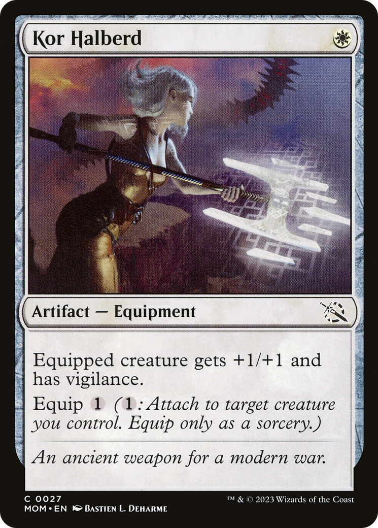 Kor Halberd [March of the Machine] Foil
