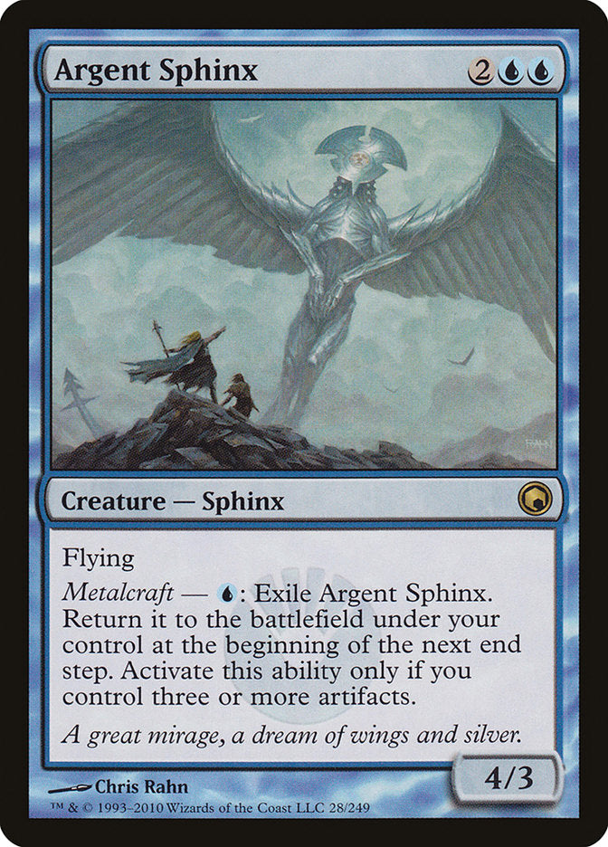 Argent Sphinx [Scars of Mirrodin] Foil