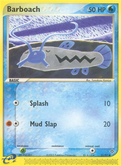 Barboach (51/97) [EX: Dragon] Reverse Holofoil