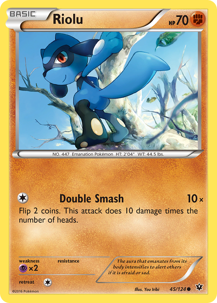 Riolu (45/124) [XY: Fates Collide] Reverse Holofoil