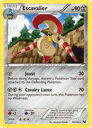 Escavalier (74/108) [Black & White: Dark Explorers] Reverse Holofoil
