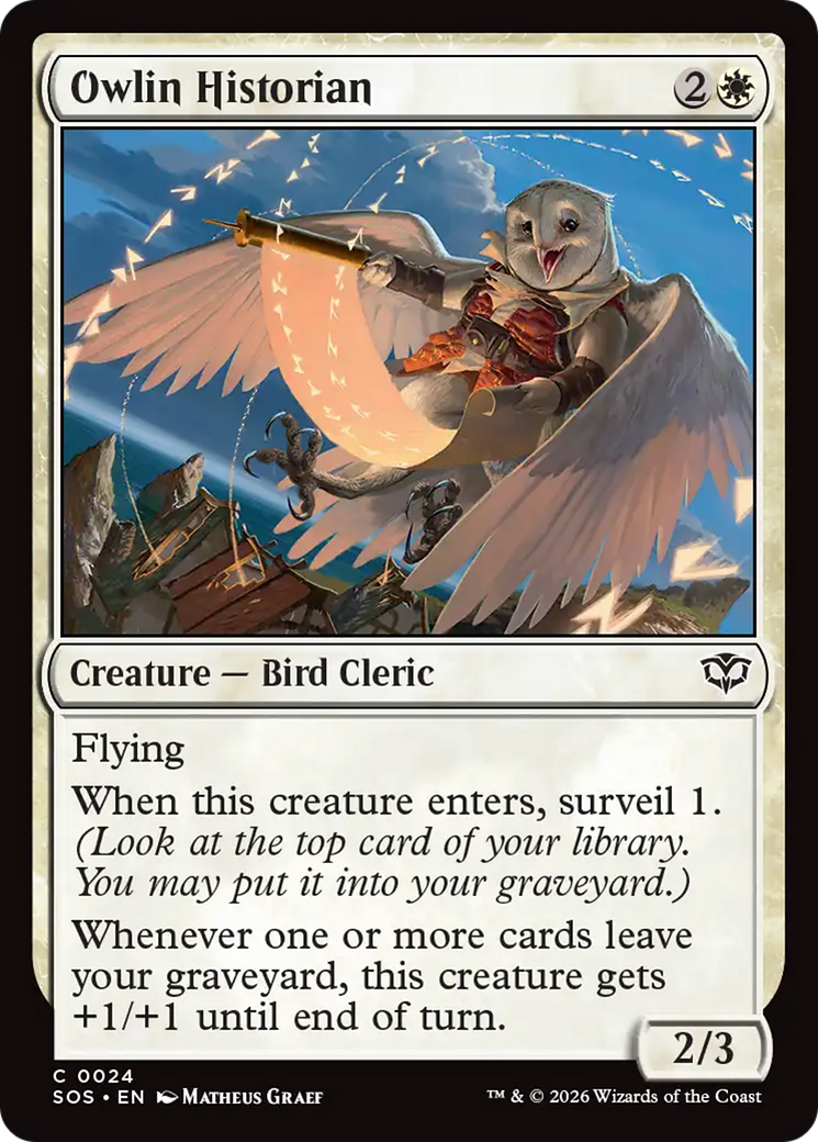 Owlin Historian [Secrets of Strixhaven] Foil